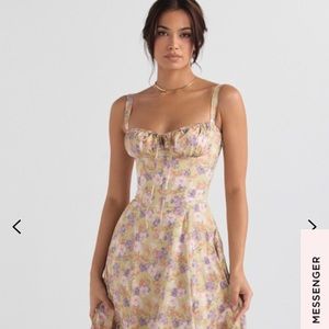 House of CB Carmen Dress in Peony print